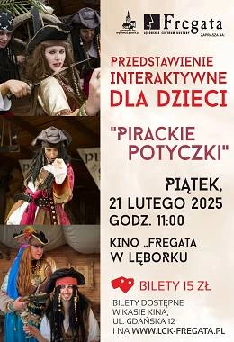 "Pirackie potyczki"- przedstawienie interaktywne dla dzieci